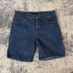 Forever 21 Men, 21Men, Men’s Dark Wash Denim Blue Jean Shorts, Waist: 32